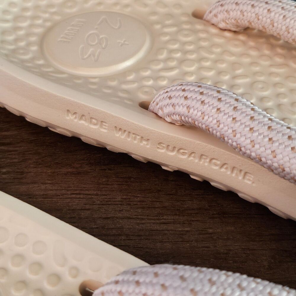 Allbirds Sugar Zeffer 2 "Lux Beige" Flip Flop Sandals Size M11 W13 New - Picture 5 of 9